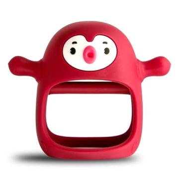 Smily Mia Smily Mia Penguin Teethers, Silicone TeethingToys for Babies 0-6Months, Baby Teethers for ...