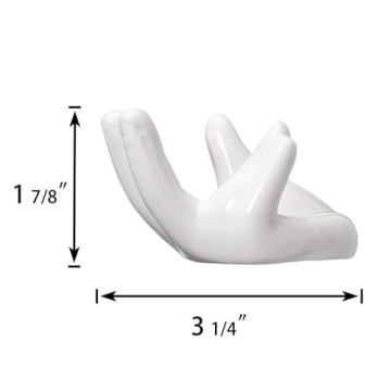 Dahey Ceramic Mini Air Plant Holder - Cute Hand Design