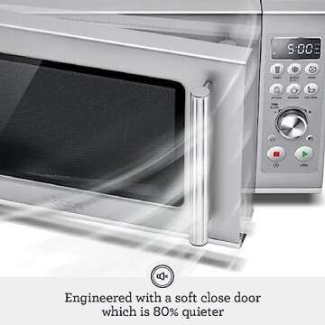 Breville Compact Wave Soft Close Microwave for Kitchen
