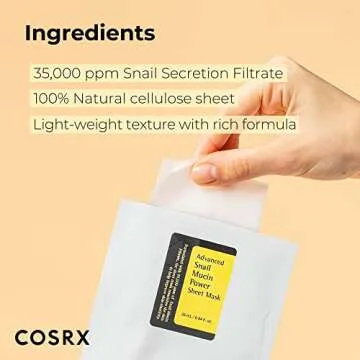 COSRX Glazed Donut Look Snail Mucin Essence & Masks