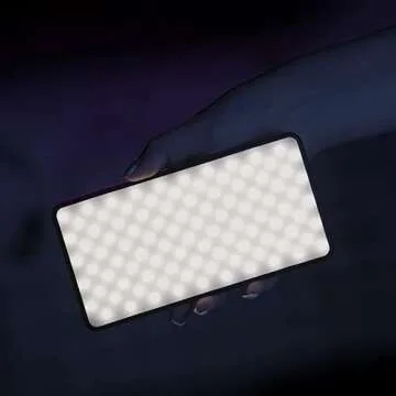 ULANZI VL200 Bi-Color LED Video Light, On-Camera Video Light, Type-C Rechargeable 5000mAh Mini Camera Light, 2500-9000K Ultra Bright Photo and Video Lighting, Fill Light, Potable Photography Lighting