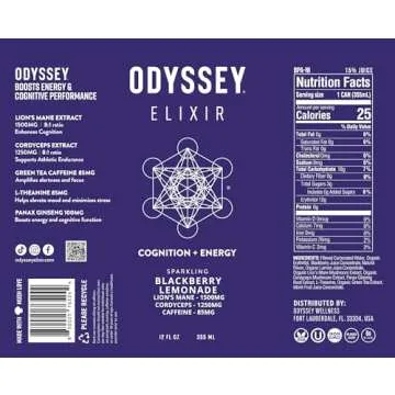 Odyssey Elixir - Natural Energy and Focus Drink