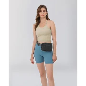 ODODOS Mini Belt Bag for Workouts and Travel