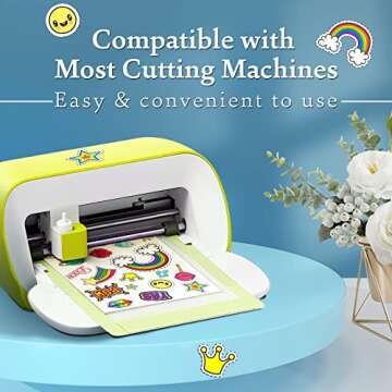 Koala Glossy Sticker Paper for Inkjet & Laser Printer, Printable Photo Sticker Paper, 100 Sheets 8.5x11 In Self-Adhesive Photo Paper for Scrapbooking, Brand Logo, Party Decor Stickers