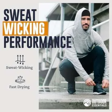 OutdoorEssentials Skull Cap - Thin Lightweight Beanie Hat Men and Women - Helmet Liner Caps Head Liners - Warm Womens and Mens Hats - Winter Running Hat Beanies - Black - 2 Pack