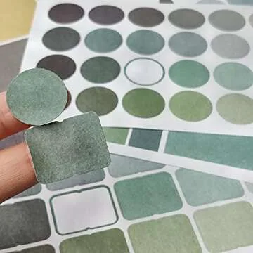 Colorful Decorative Sticker Set for DIY Arts and Crafts