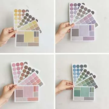 Colorful Decorative Sticker Set for DIY Arts and Crafts