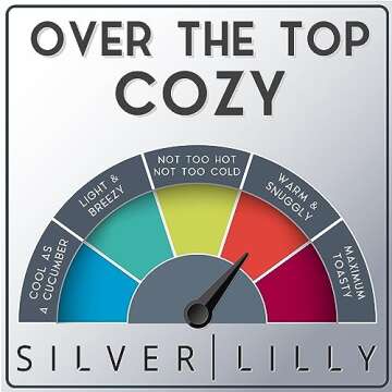 Silver Lilly Womens Plush Fleece Bath Robe, Fluffy Long Bathrobe, Great Gift for Mother's Day, Grandma, Daughter, Sister, Wife, Friend