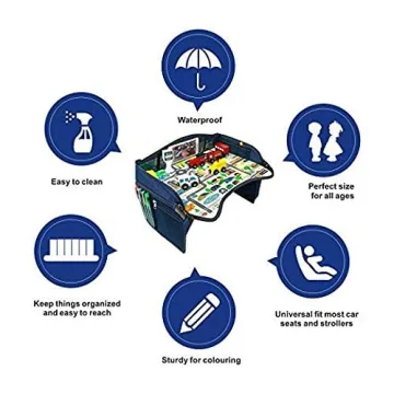 Coolmum Kids Travel Tray for Fun On-the-Go Activities