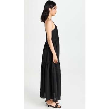 Playa Lucila Women's Halter Dress, Black, XS