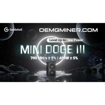Goldshell Mini Doge 3 ASIC Miner for Doge & LTC