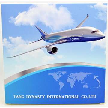 TANG DYNASTY(TM 1:400 16cm B747-400 VA Metal Airplane Model Plane Toy Plane Model