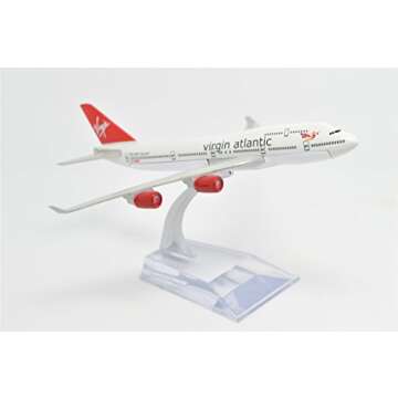 TANG DYNASTY(TM 1:400 16cm B747-400 VA Metal Airplane Model Plane Toy Plane Model