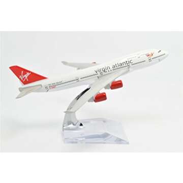 TANG DYNASTY(TM 1:400 16cm B747-400 VA Metal Airplane Model Plane Toy Plane Model