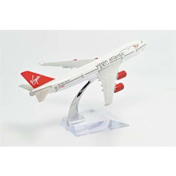 TANG DYNASTY(TM 1:400 16cm B747-400 VA Metal Airplane Model Plane Toy Plane Model