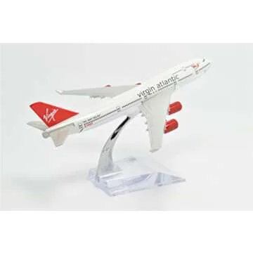 TANG DYNASTY(TM 1:400 16cm B747-400 VA Metal Airplane Model Plane Toy Plane Model