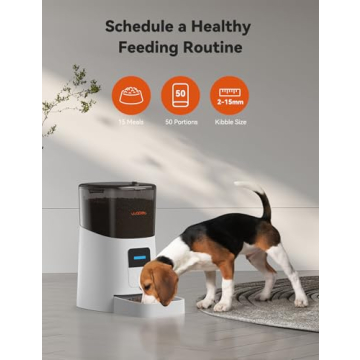 WOPET Automatic Dog Feeder with App Control for Remote Feeding
