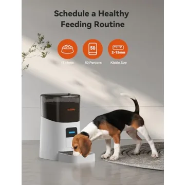 WOPET Automatic Dog Feeder with App Control for Remote Feeding