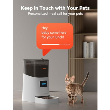 WOPET Automatic Dog Feeder with App Control for Remote Feeding