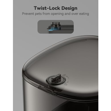 WOPET Automatic Dog Feeder with App Control for Remote Feeding