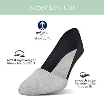 PEDS Women's Smooth Edge No Show Socks, 12-Pair Pack, Nude, Sizes 5-10