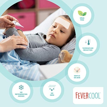 Medagel FeverCool Patches for Drug-Free Cooling Relief