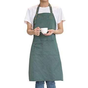 MORNITE Waterproof Art Apron for Painting & Cooking - Adjustable & Machine Washable