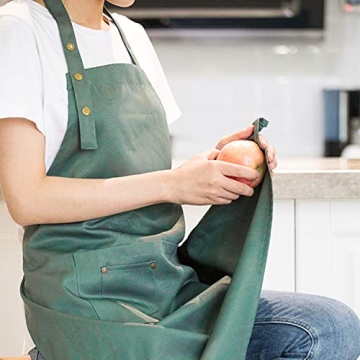 MORNITE Waterproof Art Apron Adjustable Machine Washable