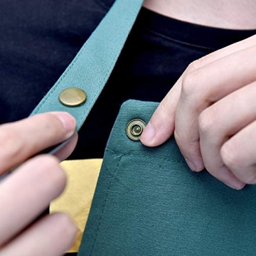 MORNITE Waterproof Art Apron Adjustable Machine Washable