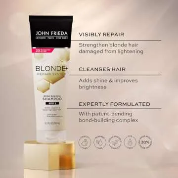 John Frieda Repair Shampoo - Vegan Bond-Building for Blonde Hair