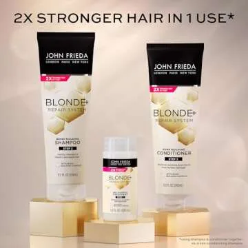 John Frieda Repair Shampoo - Vegan Bond-Building for Blonde Hair