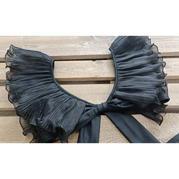 Women High Waisted Swimsuit with Lace Ruffle Bikini