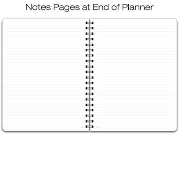 Global Printed Products 2023 Planner 8.5"x11" Monthly & Weekly - 14 Months (November 2022 Through December 2023) - Professional, Simple, Easy-to-Use Design. Black Vinyl Cover for Extra Protection