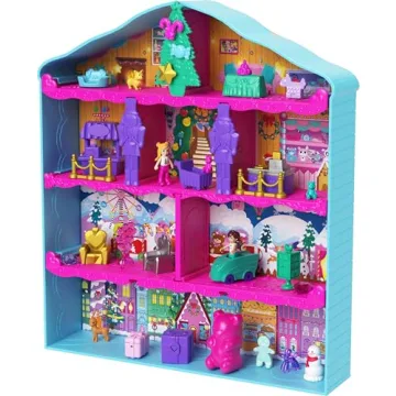 Polly Pocket Advent Calendar - Gingerbread House Fun!