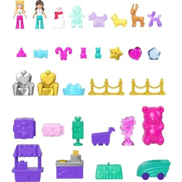 Polly Pocket Advent Calendar - Gingerbread House Fun!