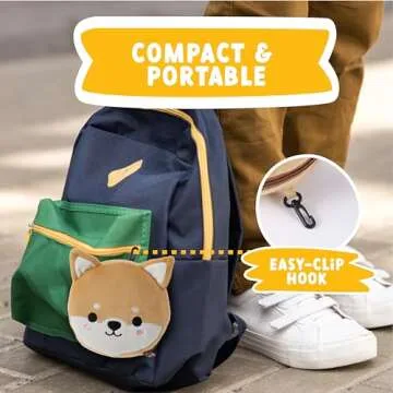 Comfortable Travel Pillow Set with Eye Mask for Kids