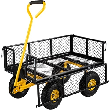 Heavy Duty VEVOR Garden Cart with 500 lbs Capacity