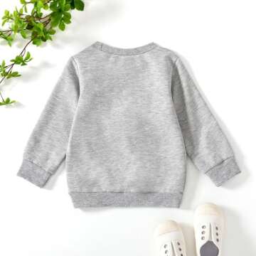 Stylish DOSYZTO St Patrick's Day Toddler Sweatshirt