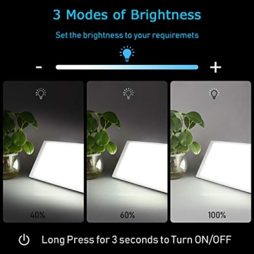 SkyGenius 10000 Lux Light Therapy Lamp Adjustable Brightness