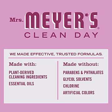 MRS. MEYER'S CLEAN DAY Multi-Surface Cleaner Concentrate, Use to Clean Floors, Tile, Counters, Peony, 32 fl. oz - Pack of 2