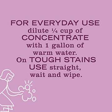 MRS. MEYER'S CLEAN DAY Multi-Surface Cleaner Concentrate, Use to Clean Floors, Tile, Counters, Peony, 32 fl. oz - Pack of 2