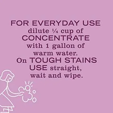 MRS. MEYER'S CLEAN DAY Multi-Surface Cleaner Concentrate, Use to Clean Floors, Tile, Counters, Peony, 32 fl. oz - Pack of 2