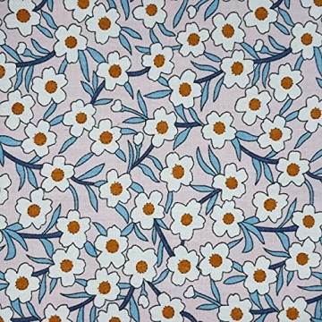 Vintage Floral Precut Fabrics for Crafting 10x10 Cotton Squares