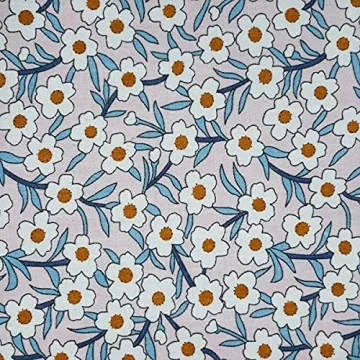 Vintage Floral Precut Fabrics for Crafting 10x10 Cotton Squares