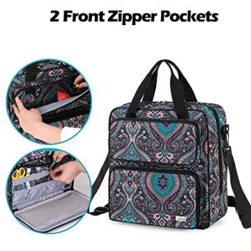 LoDrid Embroidery Storage Bag for Craft Supplies