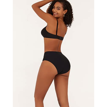 FINETOO Women's Seamless High Waisted Underwear No Show
