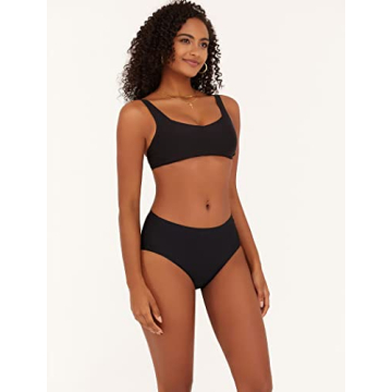 FINETOO Women's Seamless High Waisted Underwear No Show