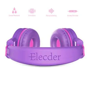 ELECDER i37 Kids Headphones for Easy Listening