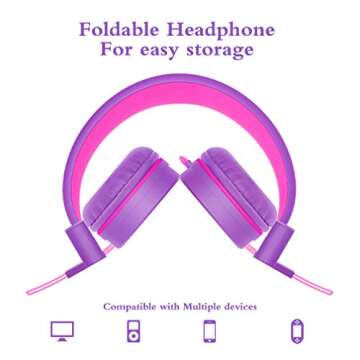 ELECDER i37 Kids Headphones for Easy Listening