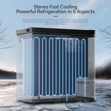 Kismile 1.8 Cu Ft Compact Chest Freezer